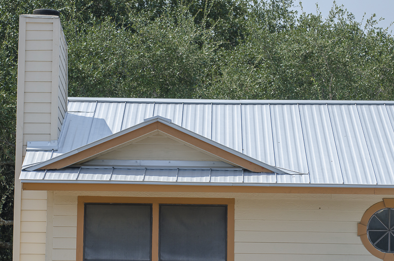 Beautiful Metal Roof On Residential Home